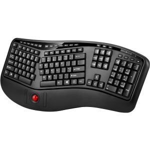 WIRELES ERGO TRACKBALL KEYBOARD - Image 1