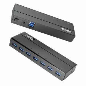 Plugable 7-Port USB 3.0 Hub with 36W Power Adapter - Image 1