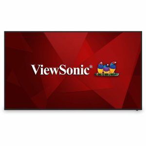ViewSonic CDE7512 75" 4K UHD Commercial Display with VESP, Wireless Screen Sharing, USB Wi-Fi Capabilities, RJ45, HDMI, USB C - Image 1